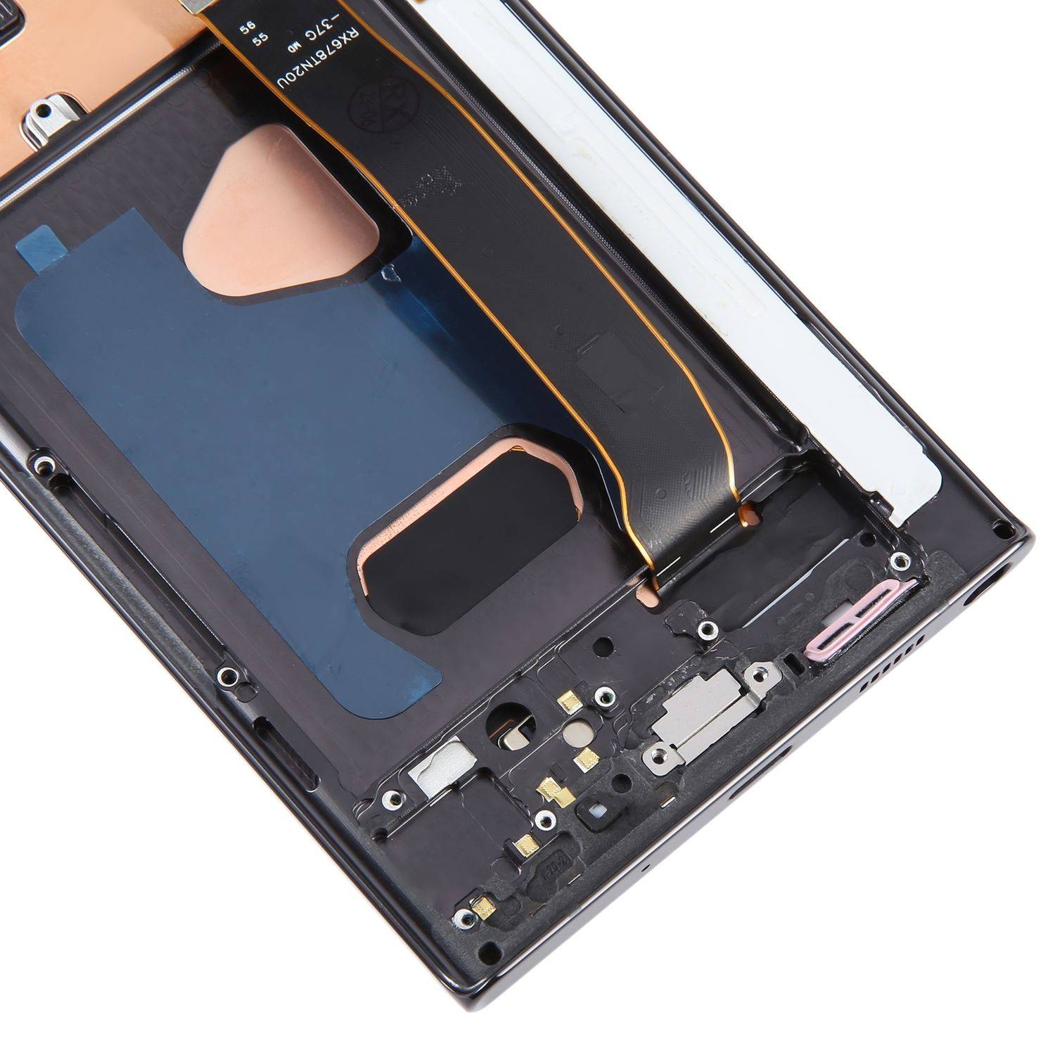 Für Samsung Galaxy Note 20 Ultra 5G SM-N986B Display Full OLED LCD mit Rahmen Einheit Touch Ersatzteil Reparatur Schwarz