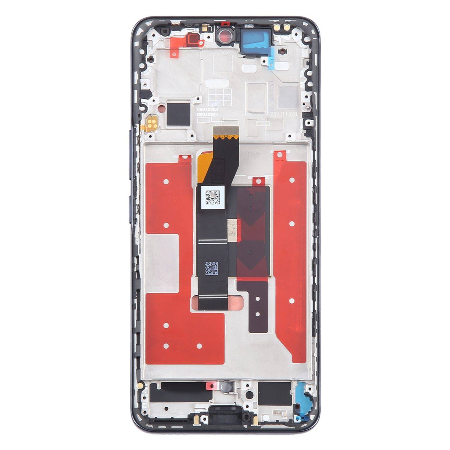 Für Honor 100 Display Full LCD mit Rahmen Einheit Touch Ersatzteil Reparatur Schwarz