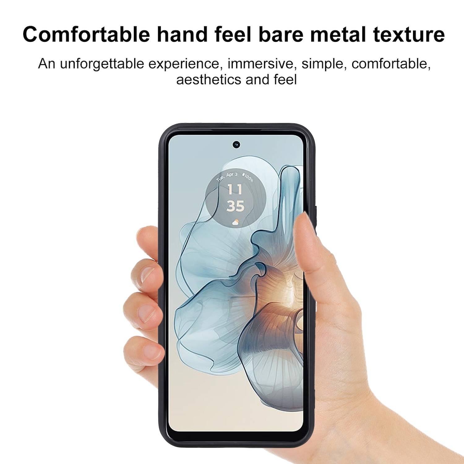 Für Motorola Moto G24 Power Silikon Schutz Hülle TPU dünn Schwarz