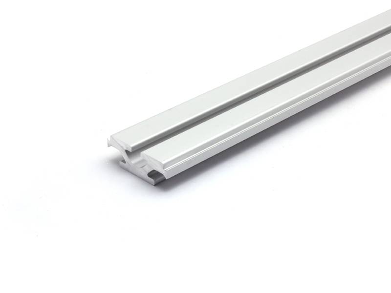 Aluminiumprofil 20x55S Plattenverbindungsprofil I-Typ Nut 8 (schwer), silber eloxiert. Aluminium Profil 20x55 Alu Profile 20 x 55 Systemprofil 490mm