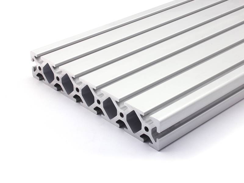 Aluminiumprofil 40x240S I-Typ Nut 8 (schwer), silber eloxiert. Aluminium Profil 40x240 Alu Profile 40 x 240 Montage- Systemprofil. 1000mm