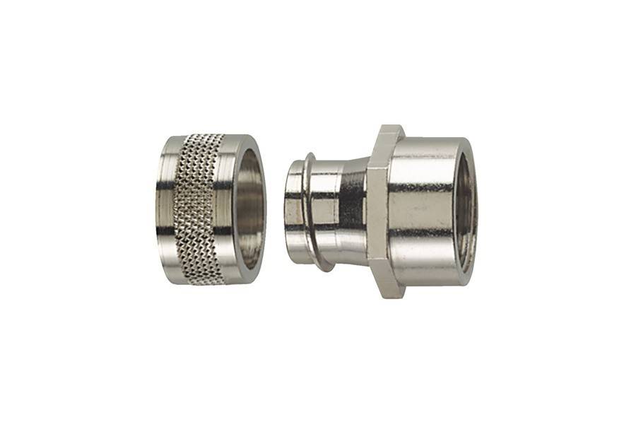 HellermannTyton Metallverschraubung 2tlg. 166-30600(10)
