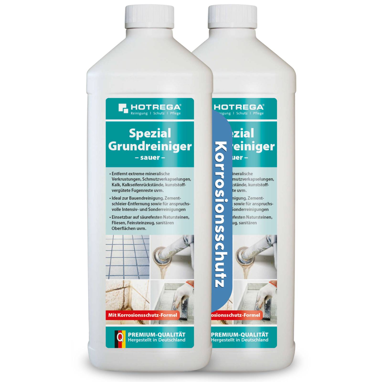 HOTREGA Spezial-Grundreiniger Konzentrat sauer Sets - Menge:2