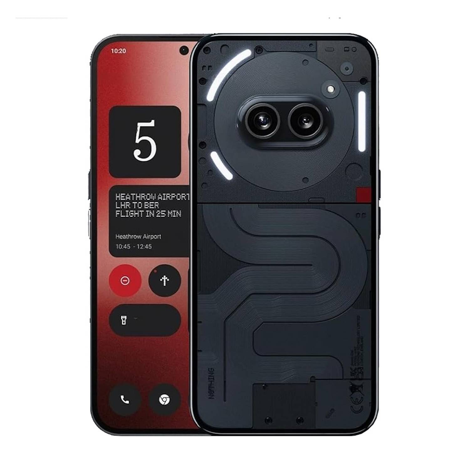 Für Nothing Phone 2a / Plus Schock TPU Schutz Hülle Cover Transparent