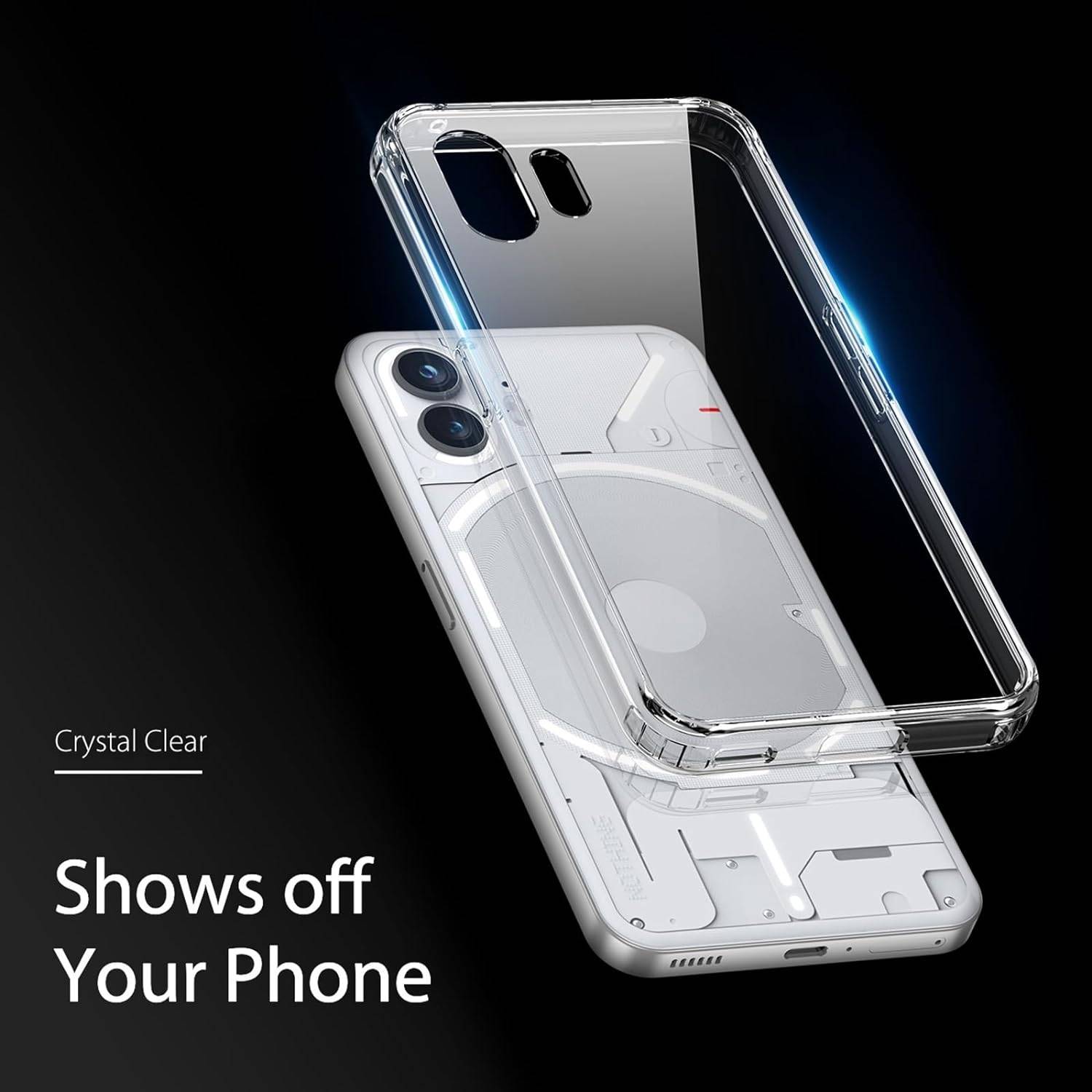 Für Nothing Phone 2a / Plus Schock TPU Schutz Hülle Cover Transparent
