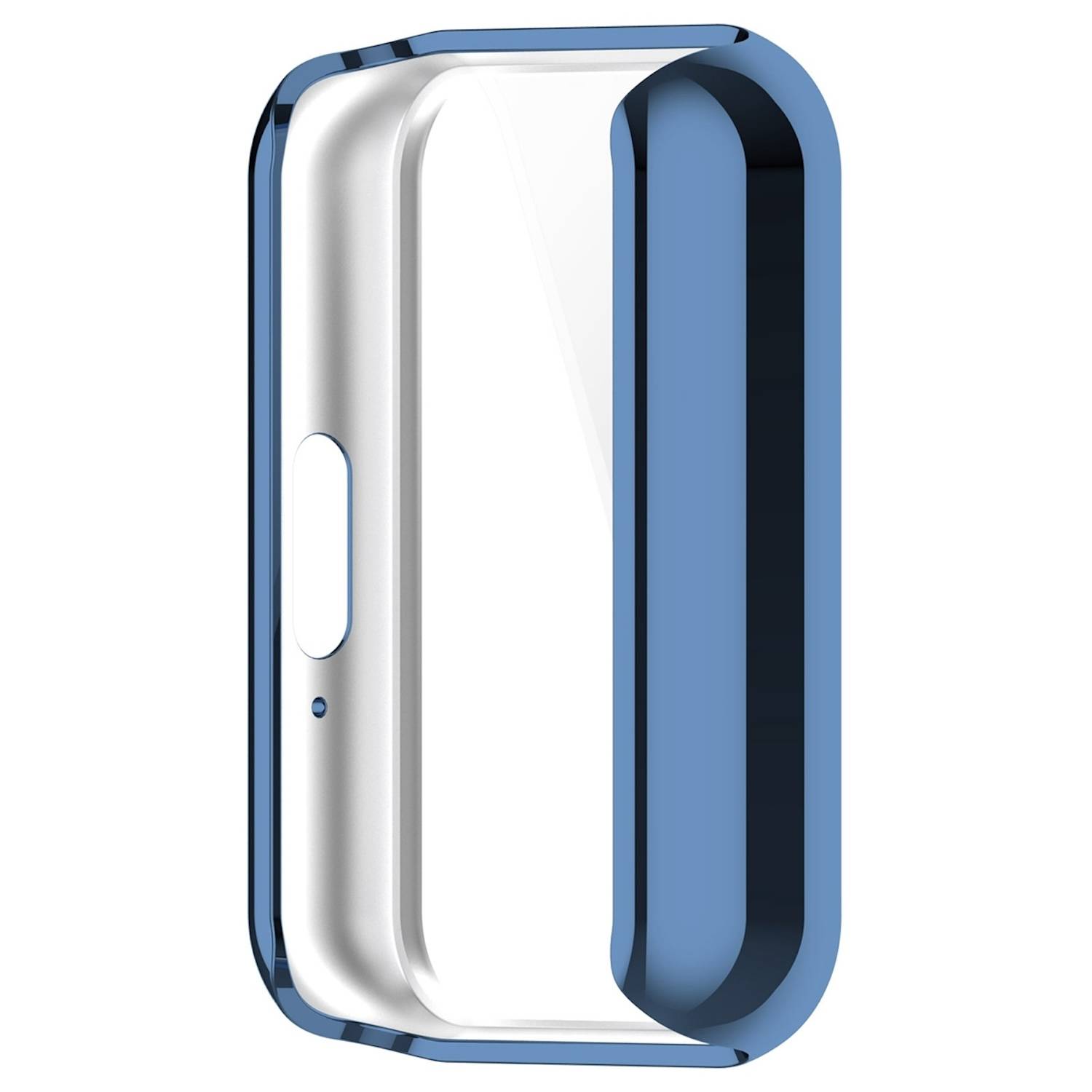 Für Samsung Galaxy Fit 3 Full Cover TPU Electroplated Watch Schutz Hülle Blau