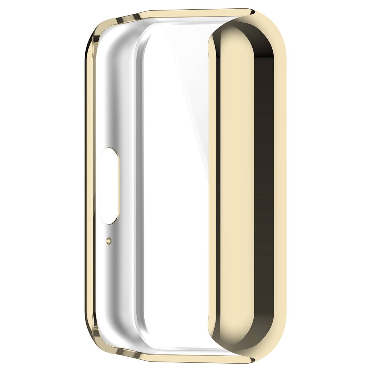 Für Samsung Galaxy Fit 3 Full Cover TPU Electroplated Watch Schutz Hülle Gold