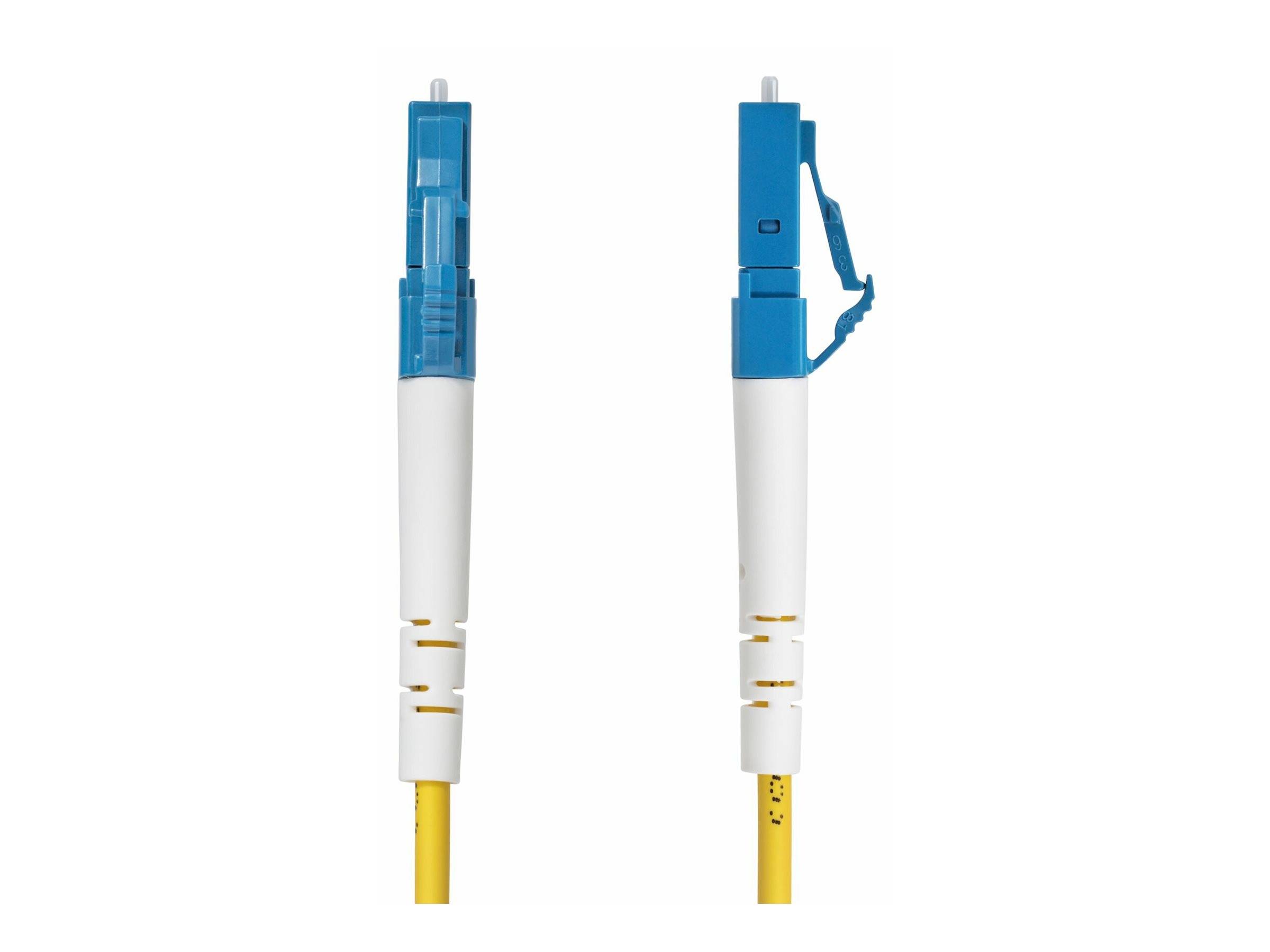 StarTech.com 5m (16.4ft) LC to LC (UPC) OS2 Single Mode Simplex Fiber Optic Cable, 9/125µm, Laser Optimized, 40G/100G, B
