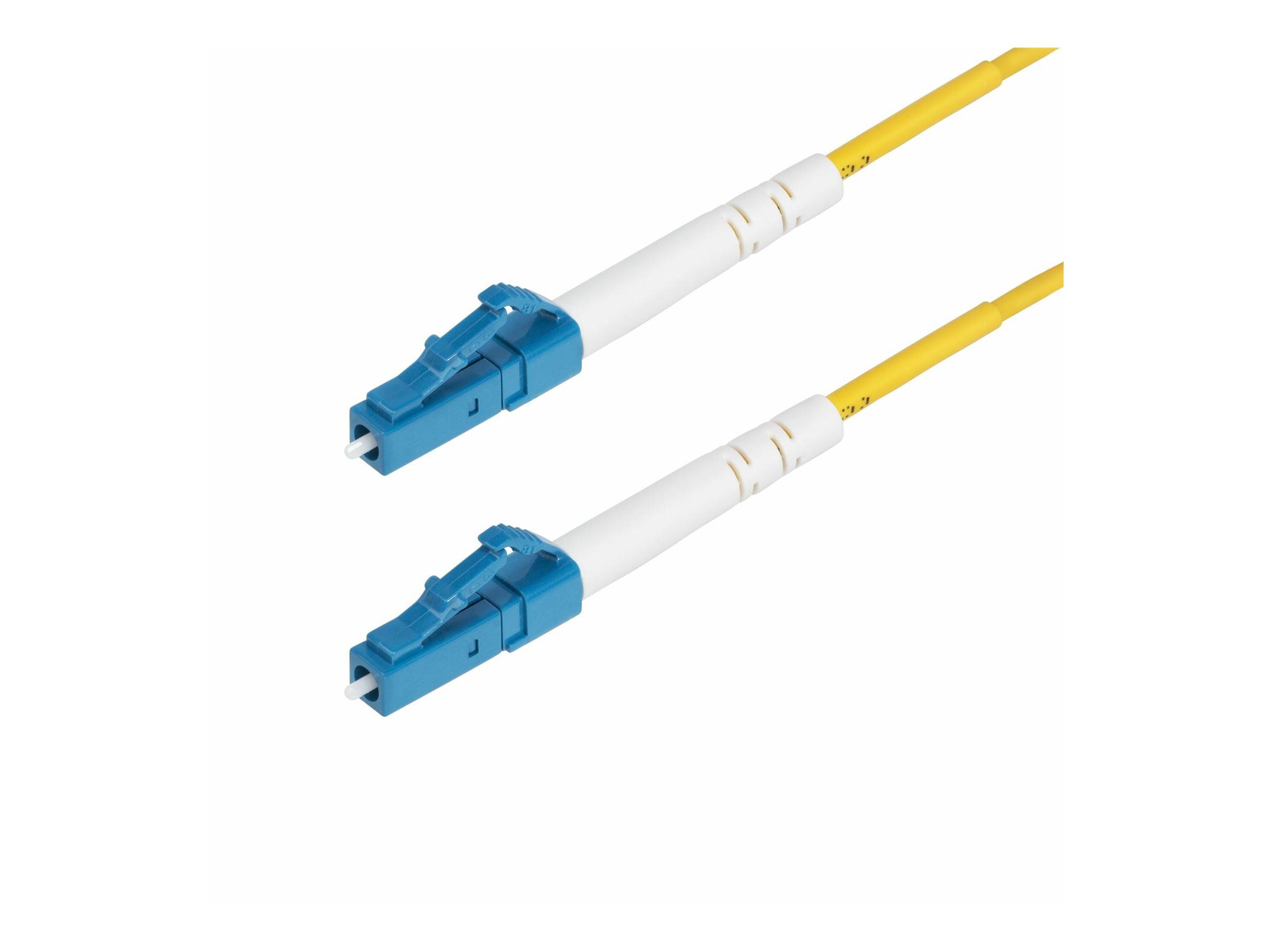 StarTech.com 3m (9.8ft) LC to LC (UPC) OS2 Single Mode Simplex Fiber Optic Cable, 9/125µm, Laser Optimized, 40G/100G, Be