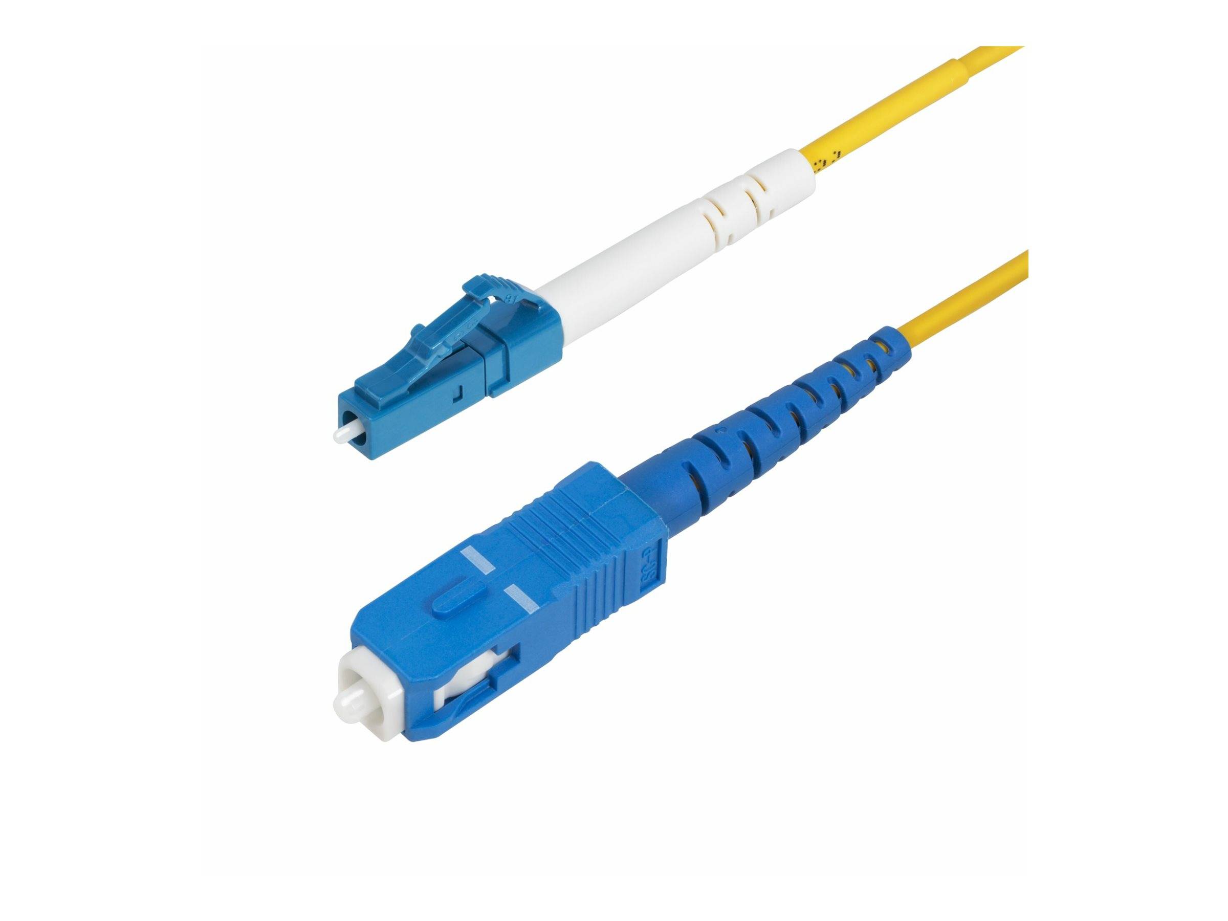 StarTech.com 15m (49.2ft) LC to SC (UPC) OS2 Single Mode Simplex Fiber Optic Cable, 9/125µm, Laser Optimized, 40G/100G,