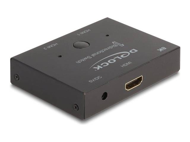 Delock - Video/Audio Splitter/Switch - 2-1, bidirectional, 8K 60 Hz x HDMI