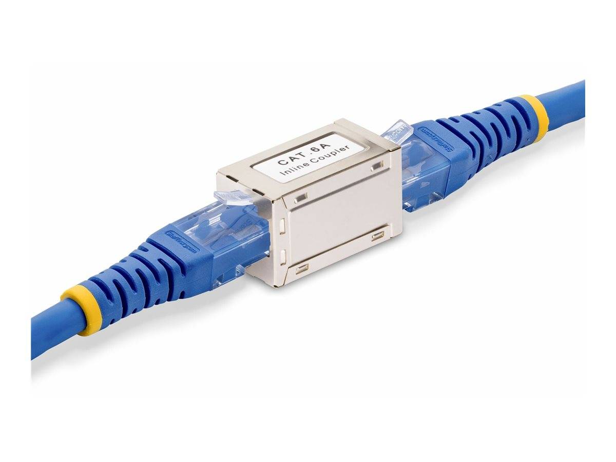 StarTech.com Shielded RJ45 Coupler, Inline Cat6a Coupler, F/F - Netzwerkkoppler - RJ-45 (W)