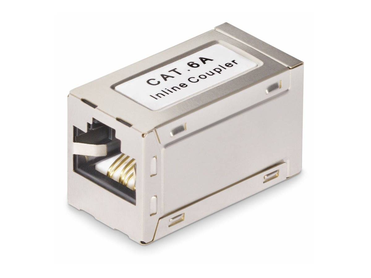StarTech.com Shielded RJ45 Coupler, Inline Cat6a Coupler, F/F - Netzwerkkoppler - RJ-45 (W)