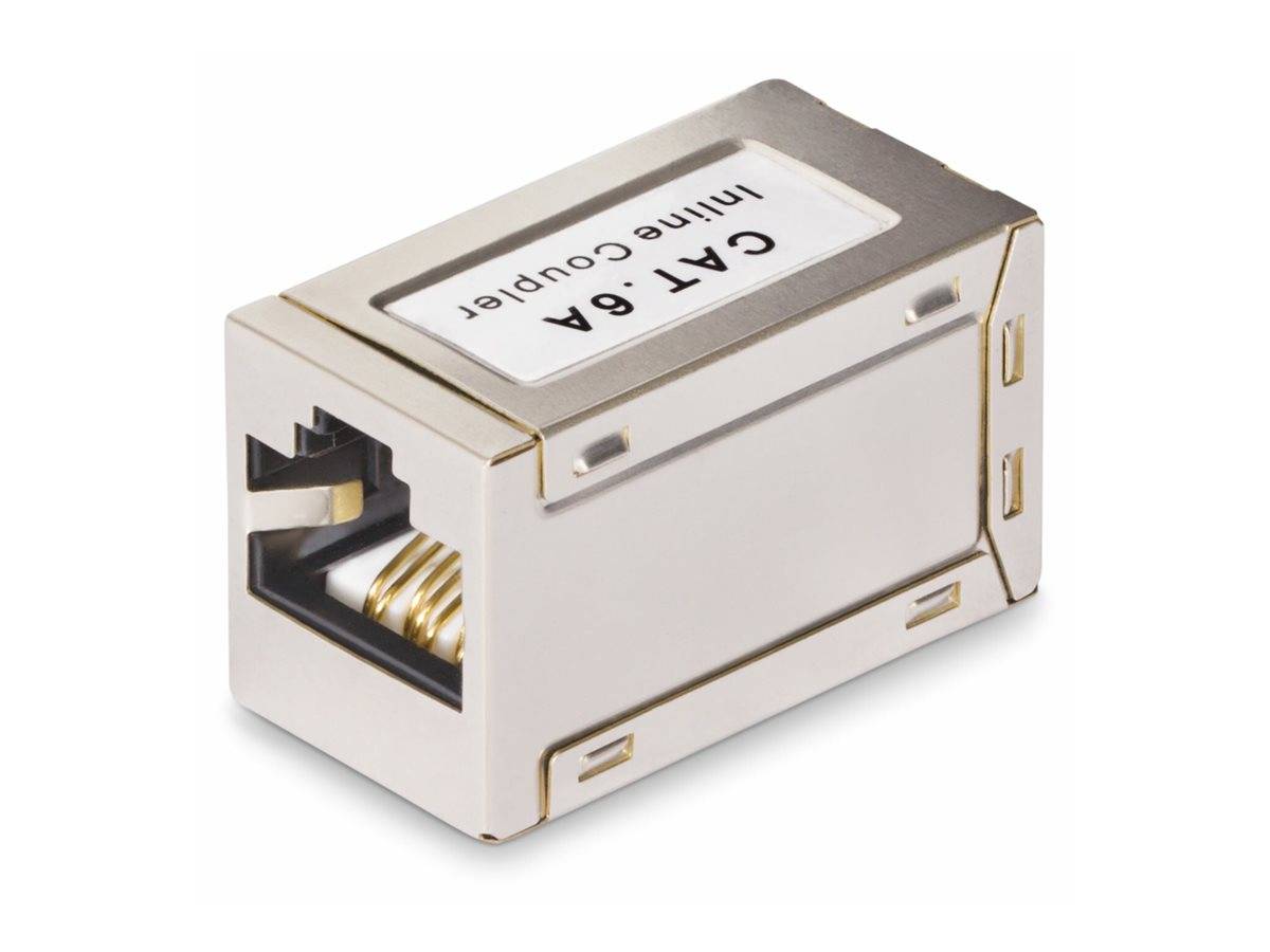 StarTech.com Shielded RJ45 Coupler, Inline Cat6a Coupler, F/F - Netzwerkkoppler - RJ-45 (W)