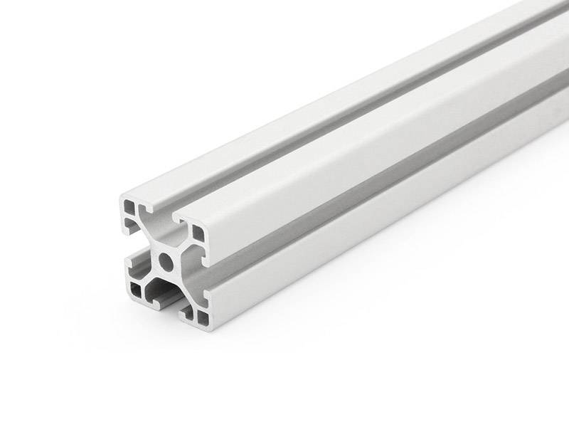 Aluminiumprofil 30x30L I-Typ Nut 6 (leicht), silber eloxiert. Aluminium Profil 30x30 Alu Profil 30 x 30 Montage- Systemprofil 1010mm
