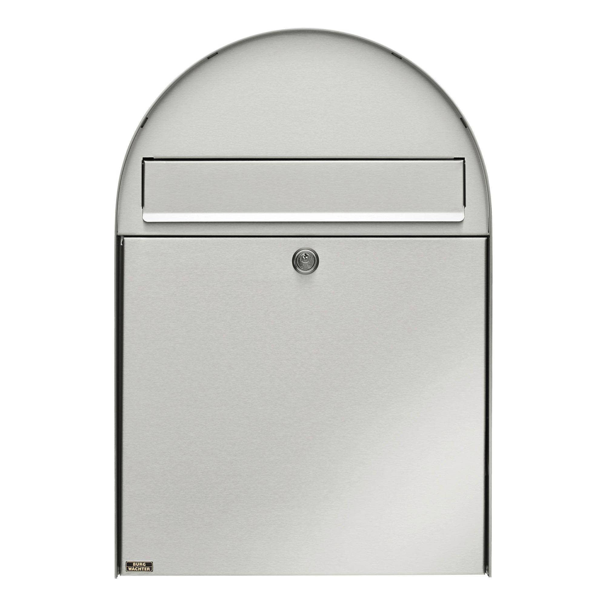 BURG WÄCHTER Briefkasten NORDIC 3780 Ni Farbe Edelstahl