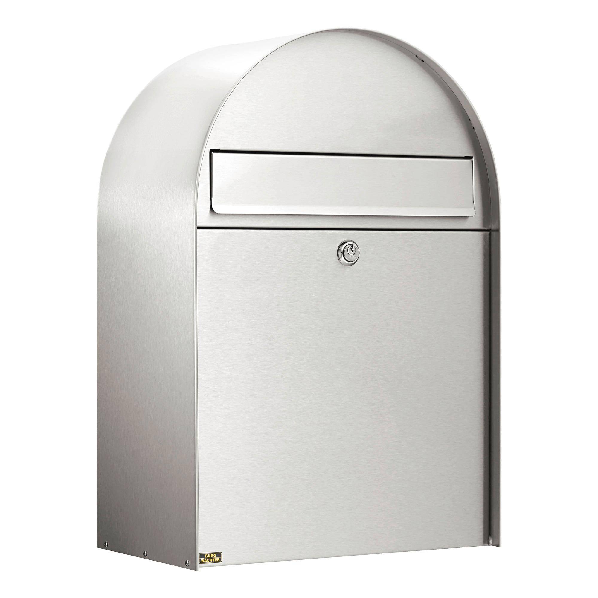 BURG WÄCHTER Briefkasten NORDIC 3780 Ni Farbe Edelstahl