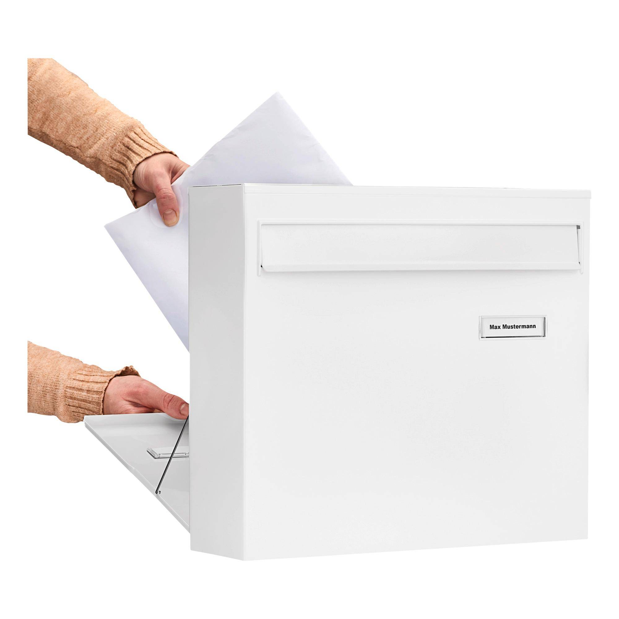 BURG WÄCHTER Briefkasten POTSDAM 878 W Farbe weiß