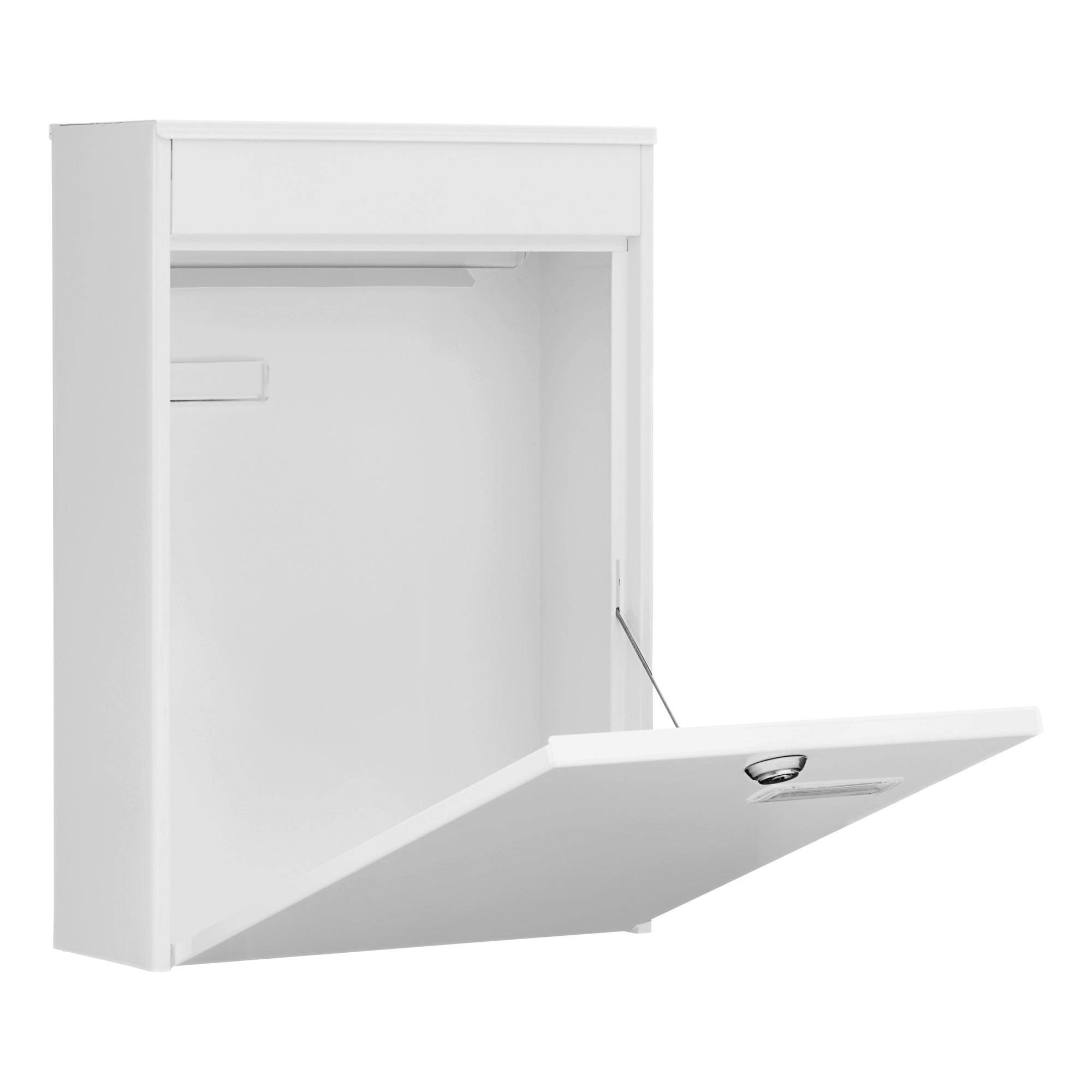 BURG WÄCHTER Briefkasten LEIPZIG 778 W Farbe weiß