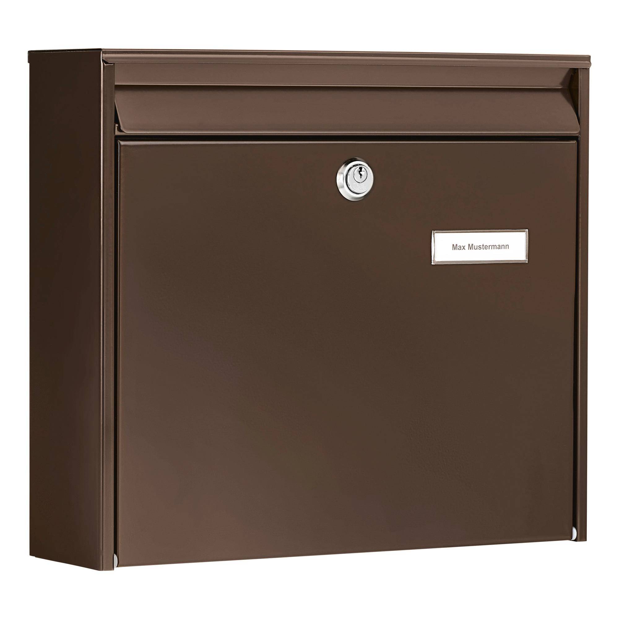 BURG WÄCHTER Briefkasten POTSDAM 877 BR Farbe braun
