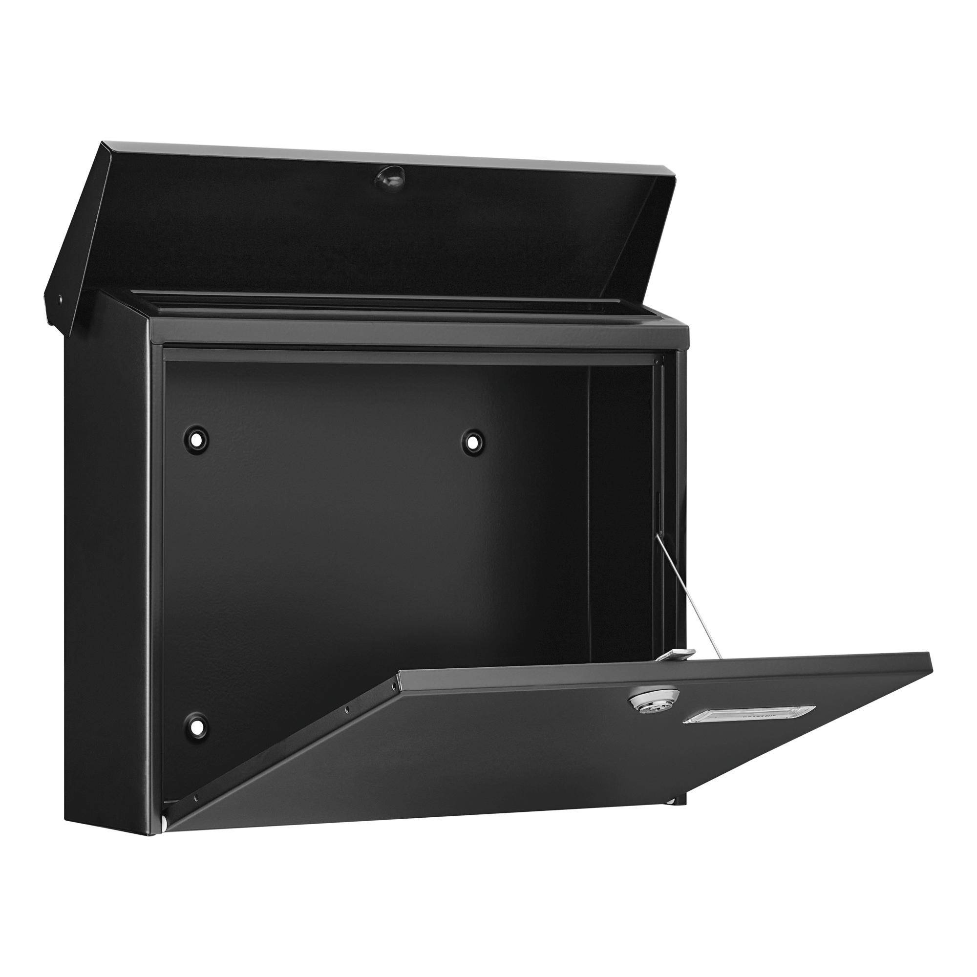 BURG WÄCHTER Briefkasten AMSTERDAM 867 S Farbe schwarz