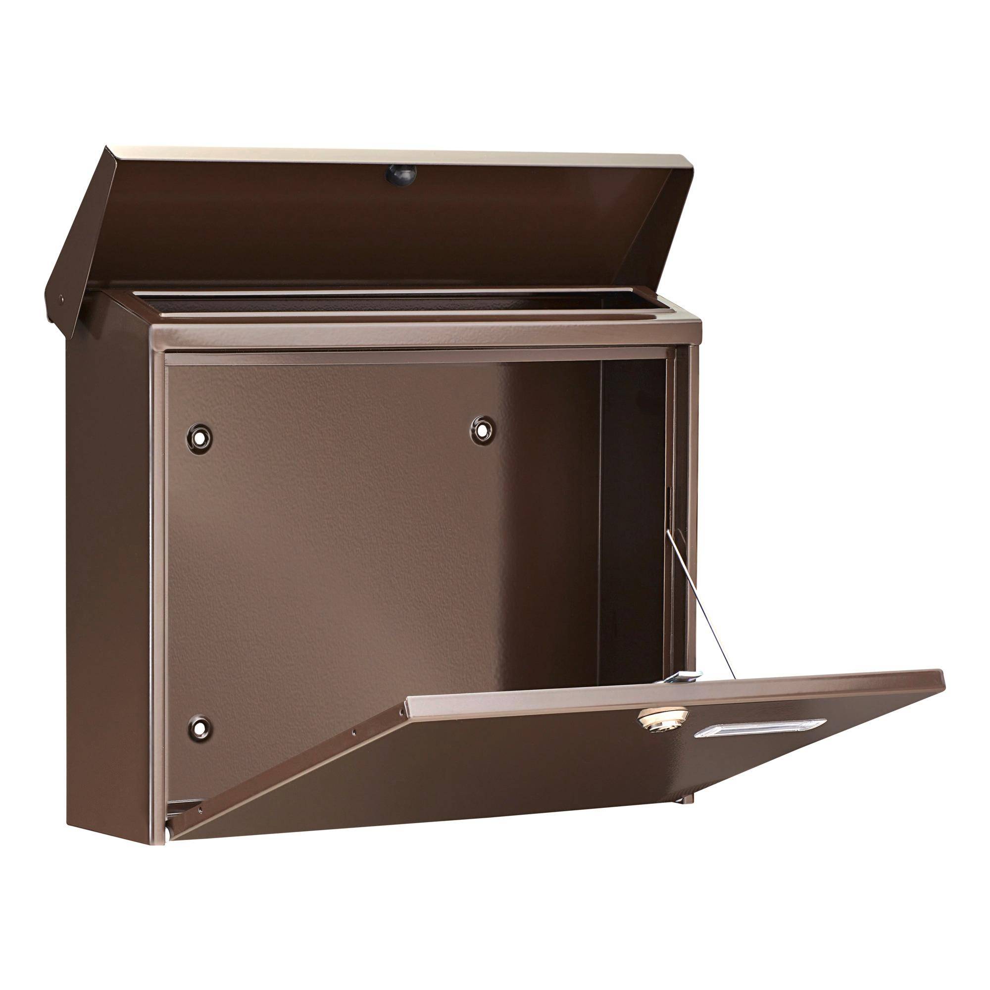 BURG WÄCHTER Briefkasten AMSTERDAM 867 BR Farbe braun