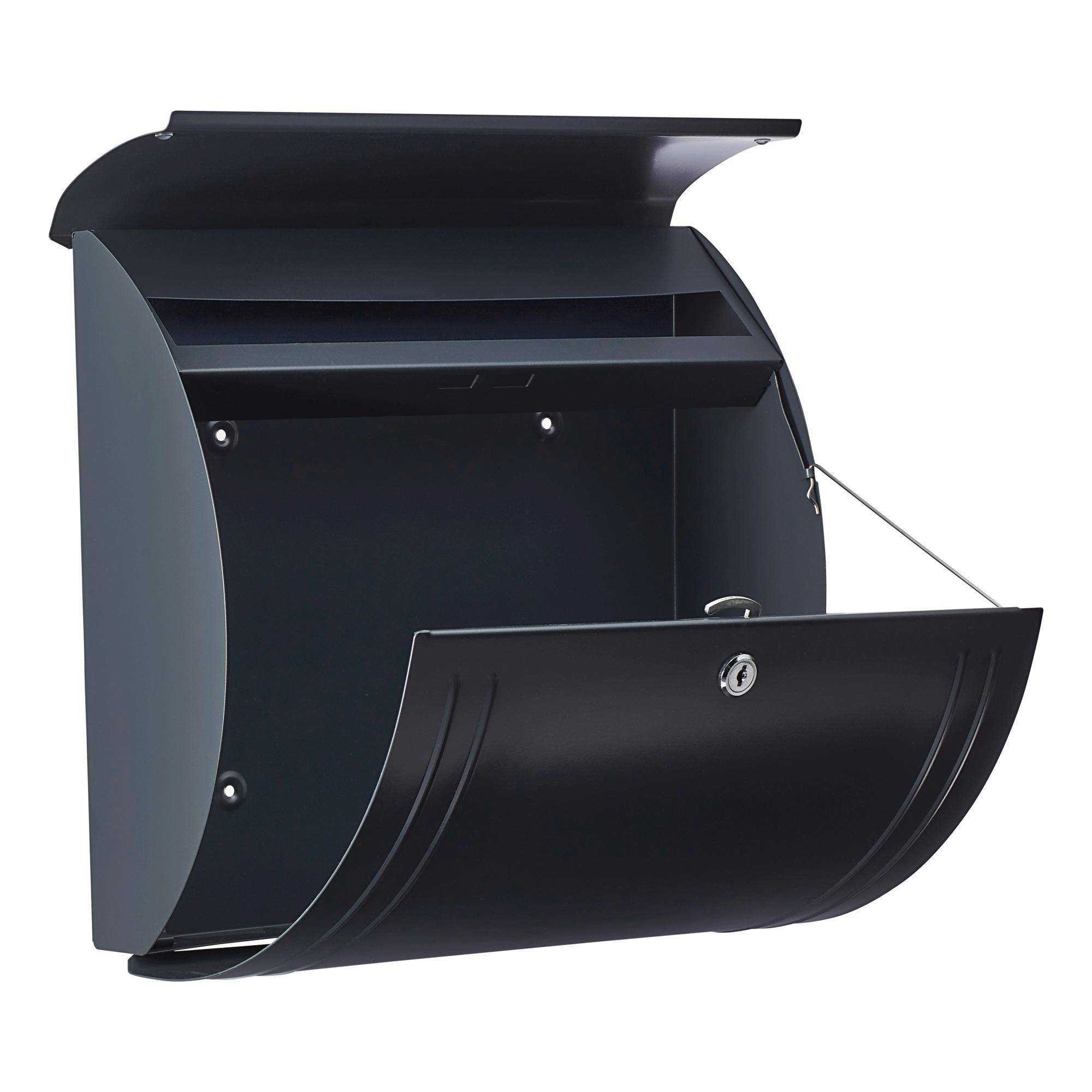 BURG WÄCHTER Briefkasten MODENA 857 ANT Farbe anthrazit