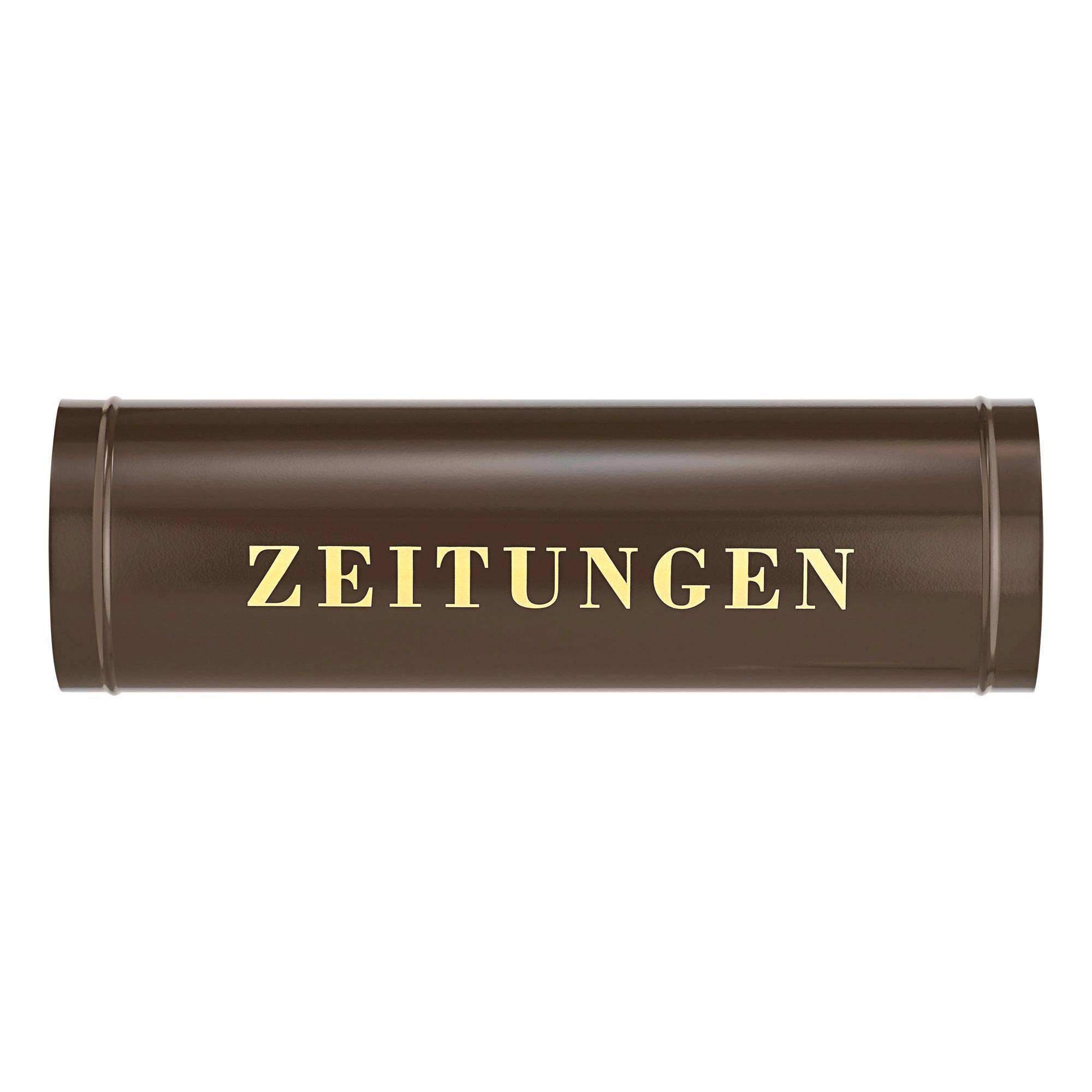 BURG WÄCHTER Zeitungsbox 800 BR Farbe braun