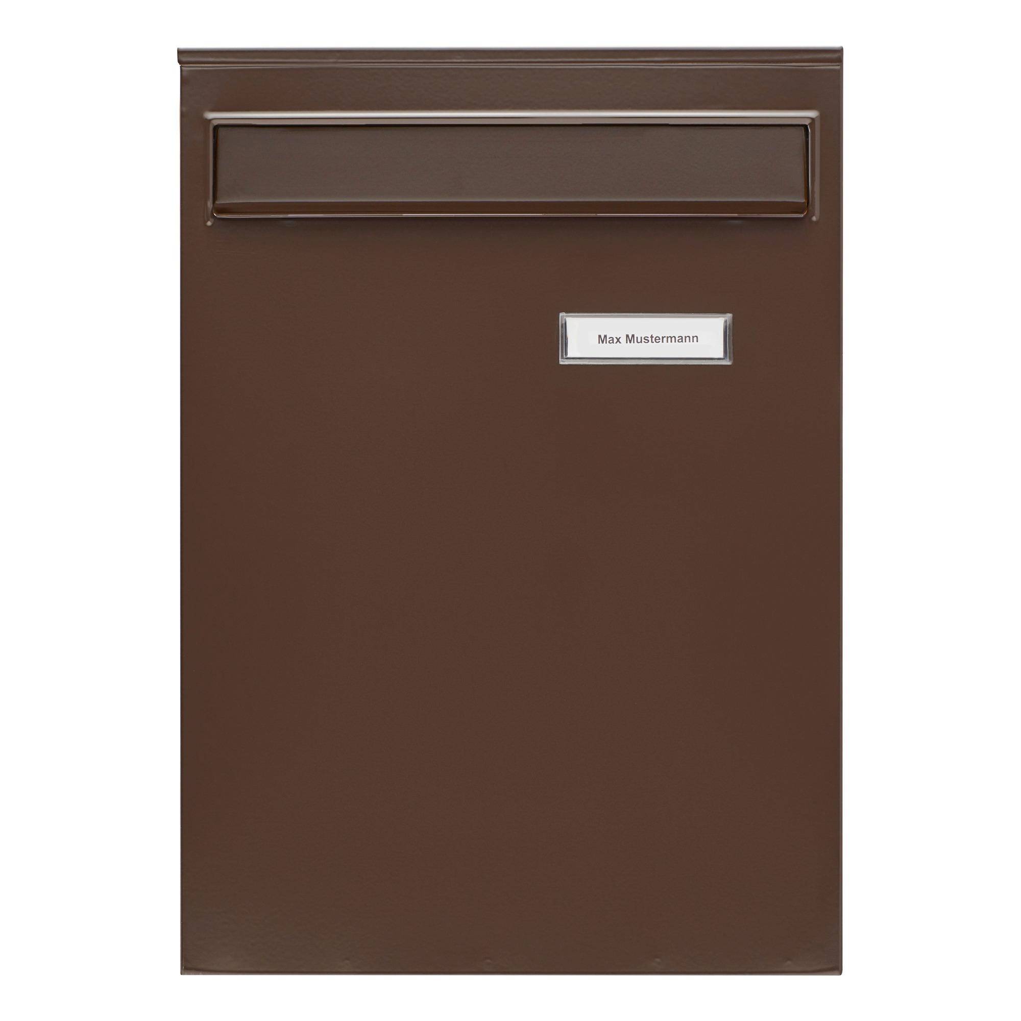 BURG WÄCHTER Briefkasten LEIPZIG 778 BR Farbe braun