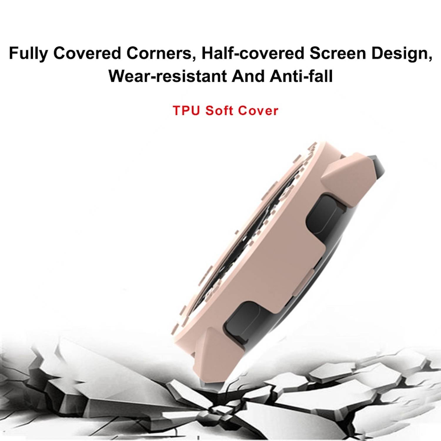 Für Xiaomi Watch S3 PC Watch Schutz Zeitmesser Gehäuse Hülle Schwarz