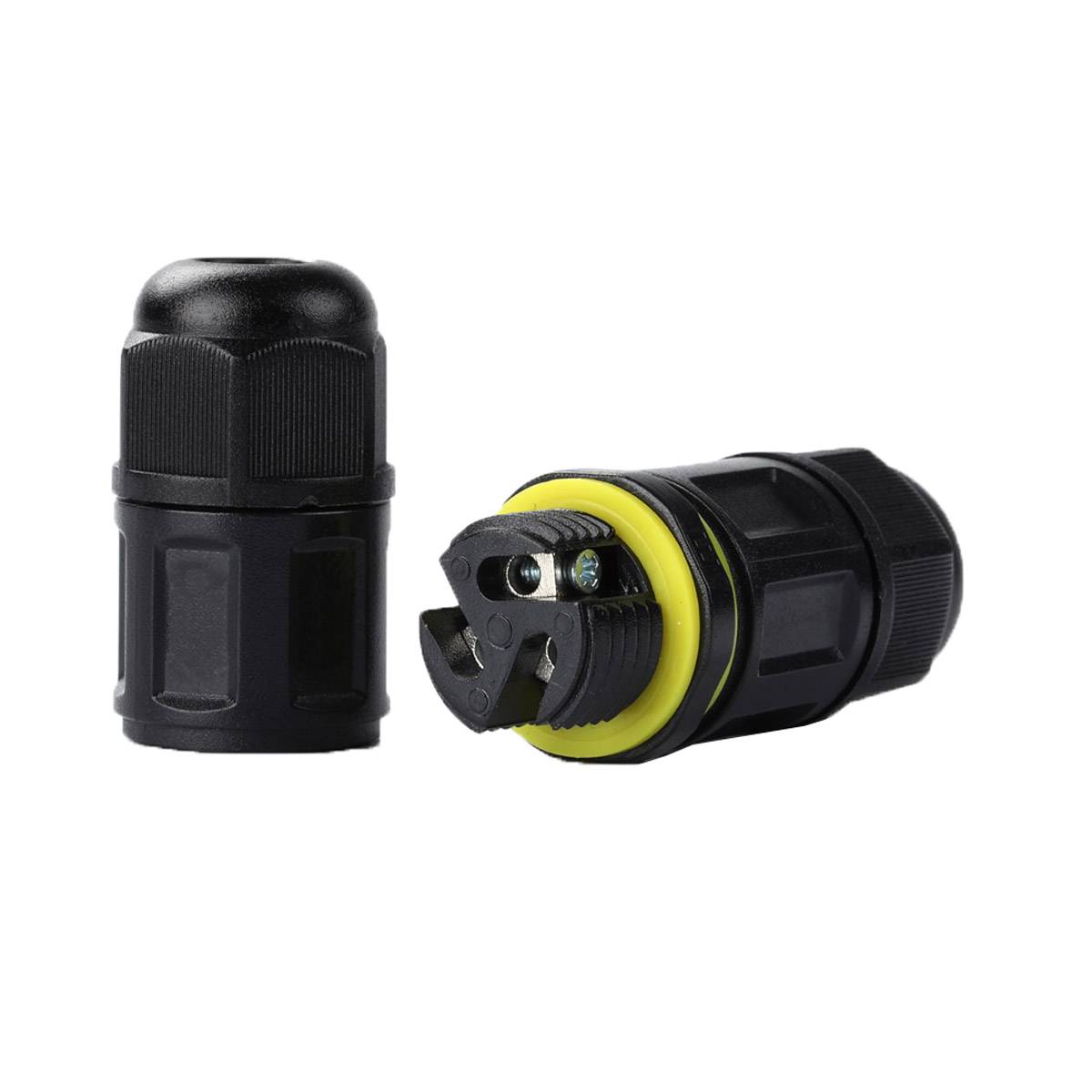 Kabelmuffe Abzweigdose Kabelverbinder IP68 Wasserdicht Erdkabel 3 Pin Leitung I-Form 2-Wege