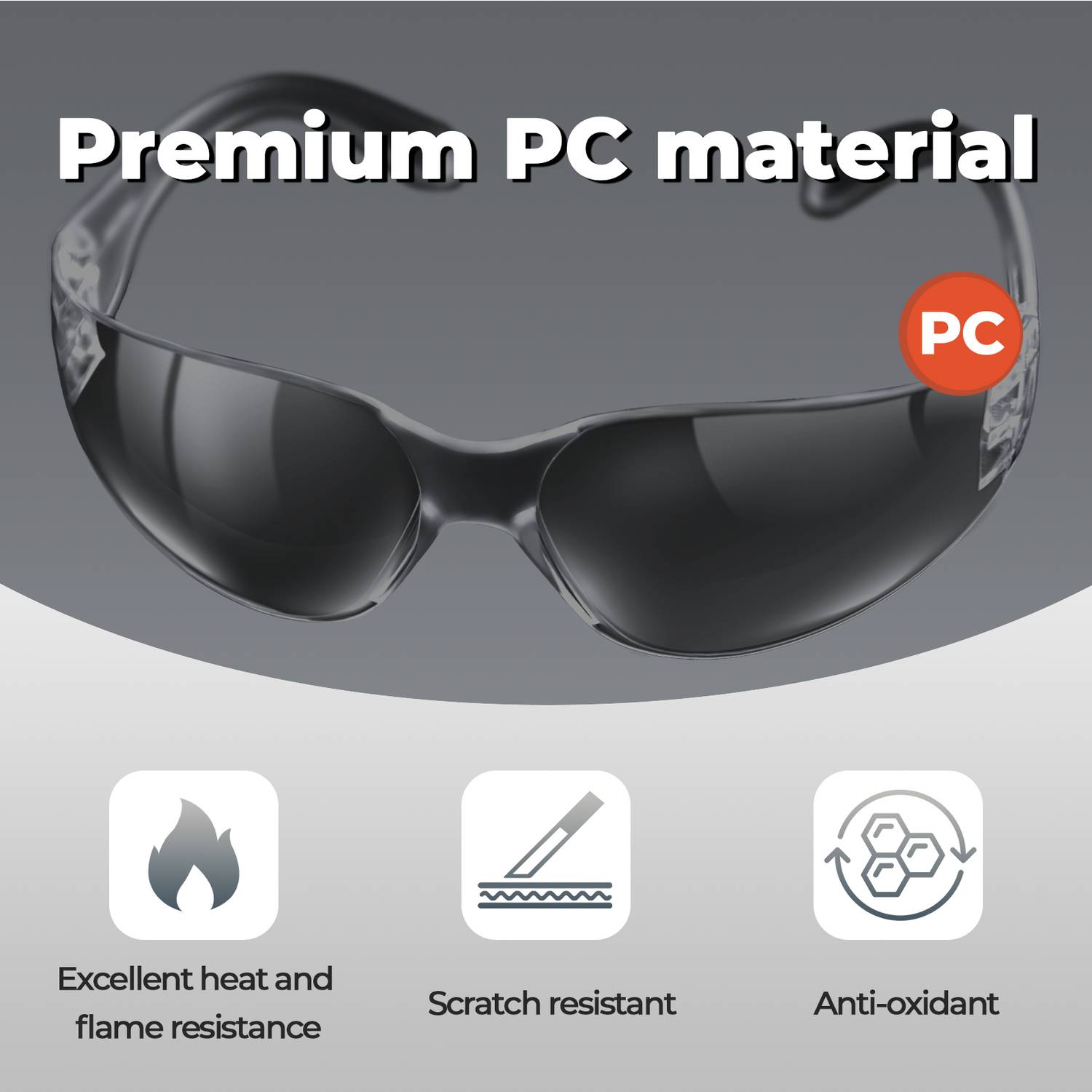 MUSTBAU 6 Stücke Arbeitsschutzbrille Schutzbrille Augenschutzbrille Sicherheitsbrille Laborbrille Anti-Beschlag