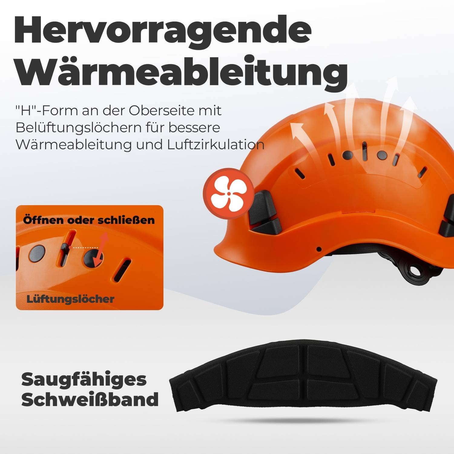 MUSTBAU Sicherheitshelm Schutzhelm Set - EN397 mit Ohrschützern und Netzvisier - Verstellbarer Kopfbügel von 53 bis 63 cm - Ideal für Forstwirtsch