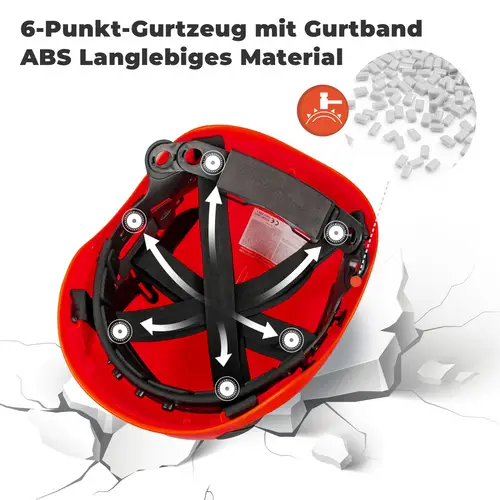 MUSTBAU Sicherheitshelm Schutzhelm Set - EN397 mit Ohrschützer und Netzvisier - Verstellbarer Kopfbügel von 53 bis 63 cm - Ideal für Forstwirtscha MUSTBAU Sicherheitshelm Schutzhelm Set - EN397 mit Ohrschützer und Netzvisier - Verstellbarer Kopfbügel von 53 bis 63 cm - Ideal für Forstwirtscha