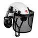 MUSTBAU Sicherheitshelm Schutzhelm Set - EN397 mit Ohrschützern und Netzvisier - Verstellbarer Kopfbügel von 53 bis 63 cm - Ideal für Forstwirtsch MUSTBAU Sicherheitshelm Schutzhelm Set - EN397 mit Ohrschützern und Netzvisier - Verstellbarer Kopfbügel von 53 bis 63 cm - Ideal für Forstwirtsch