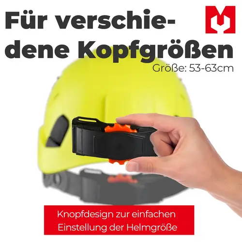Mustbau Sicherheitshelm-Set - Schutzhelm mit Schutzbrille, Verstellbarer Kopfriemen von 53 bis 63 cm Mustbau Sicherheitshelm-Set - Schutzhelm mit Schutzbrille, Verstellbarer Kopfriemen von 53 bis 63 cm