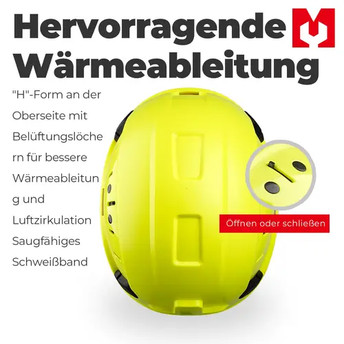 Mustbau Sicherheitshelm-Set - Schutzhelm mit Schutzbrille, Verstellbarer Kopfriemen von 53 bis 63 cm Mustbau Sicherheitshelm-Set - Schutzhelm mit Schutzbrille, Verstellbarer Kopfriemen von 53 bis 63 cm