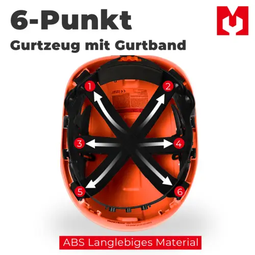 Mustbau Sicherheitshelm-Set - Schutzhelm mit Schutzbrille, Verstellbarer Kopfriemen von 53 bis 63 cm Mustbau Sicherheitshelm-Set - Schutzhelm mit Schutzbrille, Verstellbarer Kopfriemen von 53 bis 63 cm