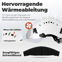 Mustbau Sicherheitshelm-Set, EN397 Schutzhelm mit Ohr- und Gesichtsschutz, verstellbares Kopfband von 53 bis 63 cm, strapazierfähiges ABS-Material Mustbau Sicherheitshelm-Set, EN397 Schutzhelm mit Ohr- und Gesichtsschutz, verstellbares Kopfband von 53 bis 63 cm, strapazierfähiges ABS-Material