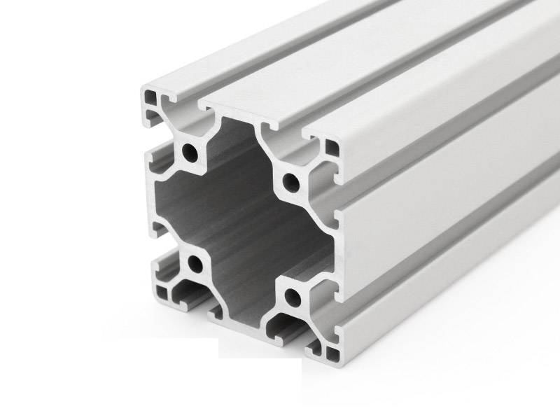 Aluminiumprofil 60x60L I-Typ Nut 6 (leicht), silber eloxiert. Aluminium Profil 60x60 Alu Profil 60 x 60 Montage- Systemprofil 1200mm