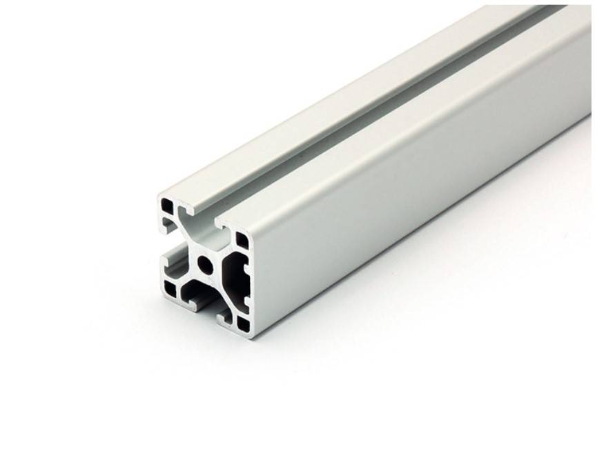 Aluminiumprofil 30x30L 1 Nut verdeckt I-Typ Nut 6 (leicht), silber eloxiert. Aluminium Profil 30x30 Alu Profil 30 x 30 Montage- Systemprofil 430mm