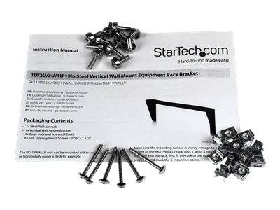 STARTECH 1U 19in Wall Mount Rack Bracket Server, Storage & USV Server-, Speicher- und USV-Zubehör