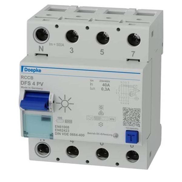 Doepke FI-Schutzschalter DFS4 040-4/0,30-PV