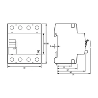 Doepke FI-Schutzschalter DFS4 040-4/0,30-HP Doepke FI-Schutzschalter DFS4 040-4/0,30-HP