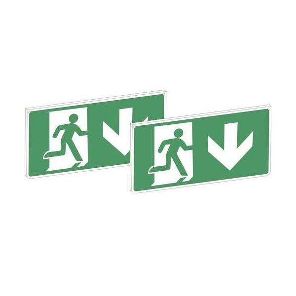 Stahl Rettungszeichen Fluchtweg 258553