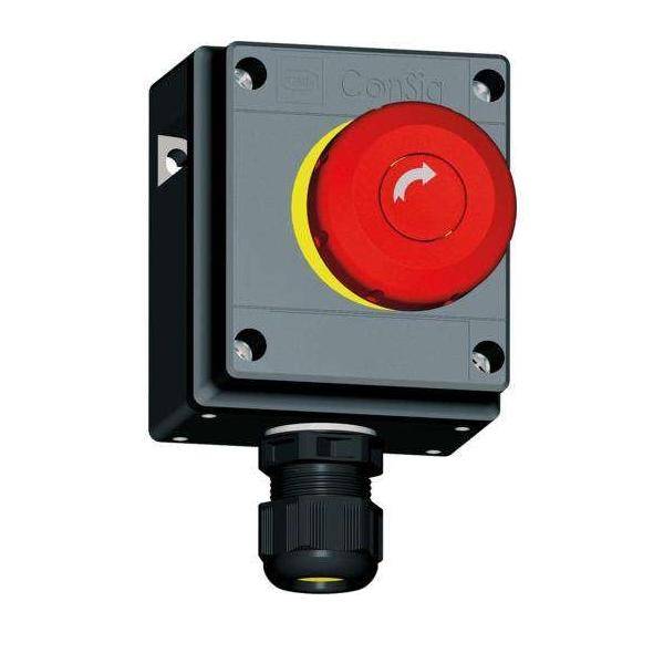 Stahl Pilzsperrtaster NotAus EEx 8040/1180X-15L07SA05