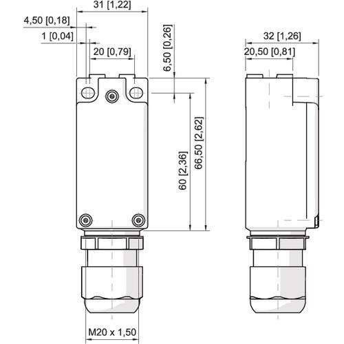Stahl Betätiger Parallelhebel 8060/2-0-WPH #257056