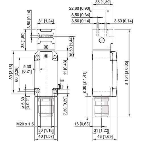 Stahl Positionsschalter 8074/2-3-AZ20#257211