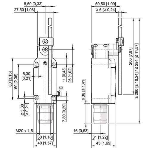 Stahl Positionsschalter 8074/2-1-DD40#257190