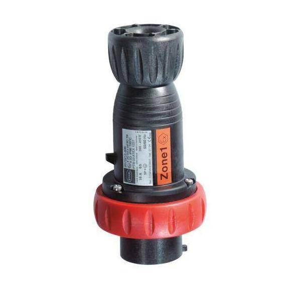 Stahl Stecker 16 A rot 11h 8570/12-411-S#272893